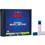 CCI 3738 Big 4 Shotshell  38 Special/357 Magnum 100 GR Shotshell #9 Shot 10 Bx/