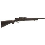 Savage 96699 93R17 FV-SR Bolt 17 HMR 16.5" 5+1 Black Fixed Synthetic Stock Blued