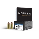 Nosler 51285 Match Grade Handgun 9mm Luger 115 GR JHP 20 Bx/ 20 Cs
