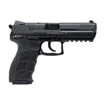 HK, P30LS, Double Action/Single Action, Semi-automatic, Polymer Frame Pistol, Full Size, 9MM, 4.45" Barrel, Matte Finish, Black, Interchangeable Grip Panels, 3 Dot Sights, Ambidextrous Safety with Rear Decocker, 17 Rounds, 2 Magazines, Ambidextrous
