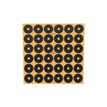 Allen, EZ AIM Adhesive, Bullseye, 1", 12 Sheets