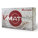 Hornady 81504 V-Match 6.5 Creedmoor 100 gr ELD-VT 20 Per Box