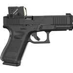 Glock PA195SB03MOS8A3 G19 Gen5 MOS Compact Frame 9mm 15+1 4.02" Black GMB Barrel, Black nDLC MOS Cut/Serrated Steel Slide, Black Polymer Frame w/Picatinny Rail, Interchangeable Backstrap Grip, Aimpoint COA 3.5 MOA Red Dot, Ambidextrous