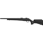 CZ-USA 07420 600+ Alpha 243 Win 5+1 20" Black Nitride Threaded Barrel, Black Nitride Aluminum Receiver w/Weaver Rail, Black Soft Touch Fixed Polymer Stock