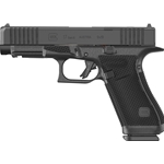 Glock G17 Gen6 Full Size 9mm Luger 17+1 4.49" Black GMB Barrel, Black nDLC Steel Optic Ready
