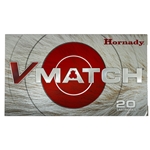 Hornady 83414 V-Match 22Creedmoor 69gr ELD-VT 20 Per Box