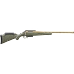 Ruger 46947 American II Predator Full Size 7mm PRC 3+1 22" Burnt Bronze Cerakote Spiral Fluted Threaded Barrel & Alloy Steel Receiver w/Picatinny Rail, Green Splatter Adj LOP Synthetic Stock
