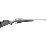 Ruger 46914 American II Full Size 270 Win 4+1 20" Cobalt Cerakote Spiral Fluted Threaded Barrel & Alloy Steel Receiver Picatinny w/Rail Receiver, Gray Splatter Adj LOP Synthetic Stock