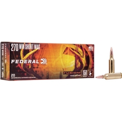 Federal F270WSMFS1 Fusion  270 Winchester Short Magnum (WSM) 150 GR Fusion Soft