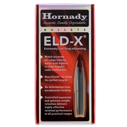 Hornady 25418 ELD-X  25 Caliber .257 110 GR 100 Box