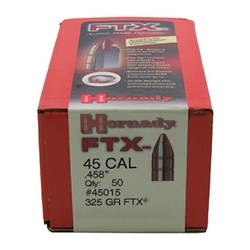 Hornady 45015 FTX Rifle  45 Caliber .458 325 GR 50 Box