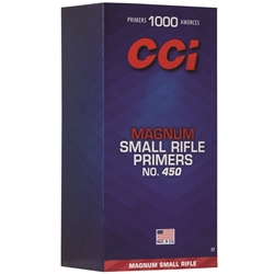 CCI 0017 Primer Small Rifle  10 Boxes of 100 Primer