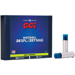 CCI 3738 Big 4 Shotshell  38 Special/357 Magnum 100 GR Shotshell #9 Shot 10 Bx/