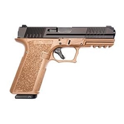 PFS9 Full Size 9mm Luger 4.49" 17+1 Flat Dark Earth Black Nitride Stainless Steel Slide Aggressive Texture Flat Dark Earth Polymer Grip