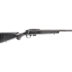 Bergara Rifles BMR006 BMR Carbon Fiber Full Size 17 HMR 5+1/10+1 20" Matte Blued Carbon Fiber/Steel Threaded Barrel & Drilled & Tapped Steel Receiver, Fixed Black/Gray Speckled Synthetic Stock