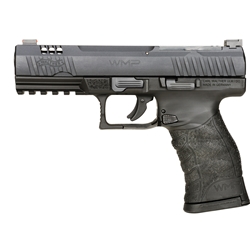 Walther Arms 5220300 WMP Optic Ready 22 WMR 4.50" Barrel 15+1, Polymer Frame With Picatinny Acc. Rail, Optic Cut Aluminum Slide, Quad Release Ambidextrous Loading Mechanism, Manual Safety, Optics Ready