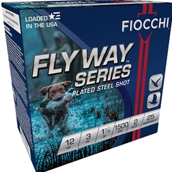 Fiocchi 123ST2 Flyway 12Gauge 3" 1 1/8oz 2Shot 25 Per Box