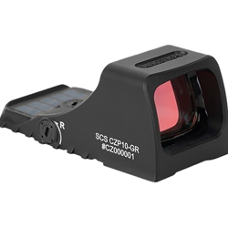 Holosun SCSP10GR SCS P10 Black Anodized 1 x 0.58" X 0.77" 2 MOA Green Dot/32 MOA Circle Multi Reticle