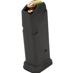 Magpul MAG550BLK PMAG GL9 15rd 9mm Luger Compatible w/Glock 19 Black Polymer