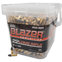 CCI 10025 Blazer Rimfire 22LR 38gr Lead Round Nose 1500