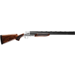 ATI ATIGKOF123B26 3B 12 Gauge 3.50" 3 Shot 26" Vent Rib Barrel, Engraved Silver Receiver, Fixed Wood Stock