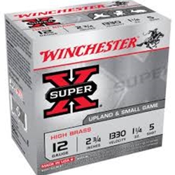 Winchester Ammo X125 Super X Game Load High Brass 12Gauge 2.75" 1 1/4oz 5Shot 25 Per Box/10 Case