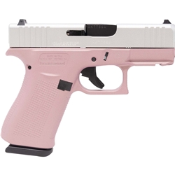 GLOCK 43X PINK CHAMPAGNE 9MM 3.41" 10-RD SEMI-AUTO PISTOL