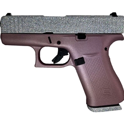 GLOCK 43X 9MM GLITTER GUNZ BLUSH DIAMOND