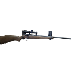 SAVAGE 93R17 17HMR WITH SCOPE AND 1 MAG NO BOX