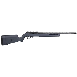 BATTLE WORN RIFLE 22LR GRAY MAGPUL STOCK I FLUTED SS BARREL WITH SS FORWARD BLOW COMPENSATOR