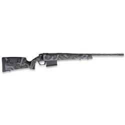 Weatherby 3WRX27MMBR2B 307 Range XP 2.0 7mm BC 5+1 22" Graphite Black Cerakote Fluted Threaded Barrel & Drilled & Tapped Receiver, Black w/Gray & Green Sponge Accents Adj Cheek Piece & LOP Synthetic Stock, 2" Muzzle Brake