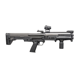 Kel-Tec, KS7 GEN 2 Defender, Pump Action Shotgun, 12 Gauge, 3" Chamber, 18.5" Barrel, Black, Synthetic Stock, 6 Rounds, Includes Vortex Crossfire Green Dot, Extended Butt Pad, Magpul RVG Vertical Grip, Aluminum Follower, and Magpul Flip Sights
